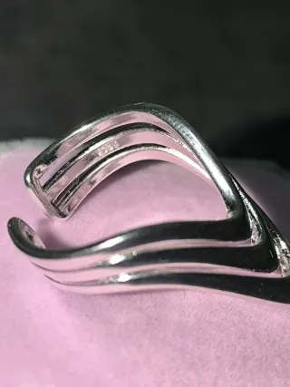 Anillo Plata Ajustable Capas