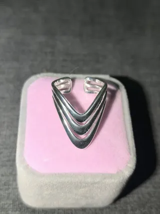 Anillo Plata Ajustable Capas