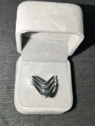 Anillo Plata Ajustable Capas