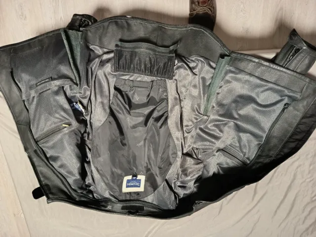 Giubbotto da moto Triumph Nero in pelle