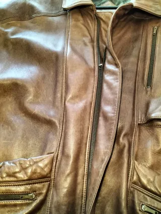 Chaquetón Piel marca Torras interior acolchado