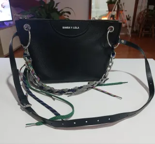 Bolso Bimba y Lola Negro Multicolor