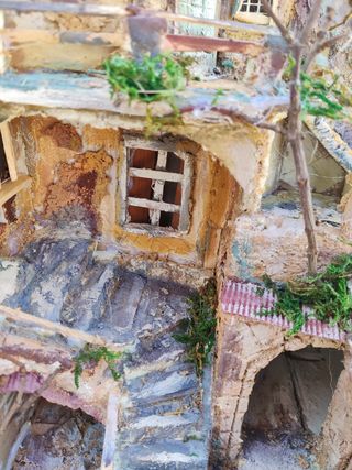 Presepe Napoletano San Gregorio Armeno con luci 5