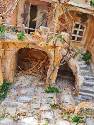 Presepe Napoletano San Gregorio Armeno con luci 5