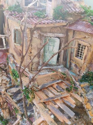 Presepe Napoletano San Gregorio Armeno con luci 5