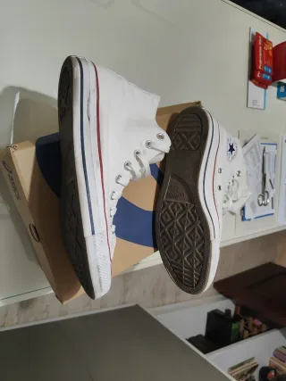 Converse All Stars Blancas Talla 42.5