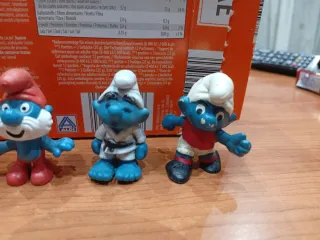 Lote 5 Figuras PVC Pitufos