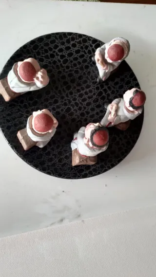 5 fraticelli terracotta colorata