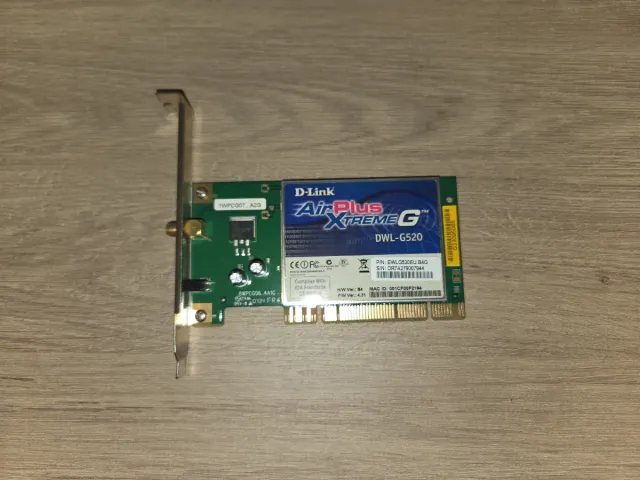 Tarjeta WiFi D-Link AirPlus XtremeG DWL-G520