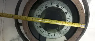 Brújula de barco original Firmada por Plath Geomar