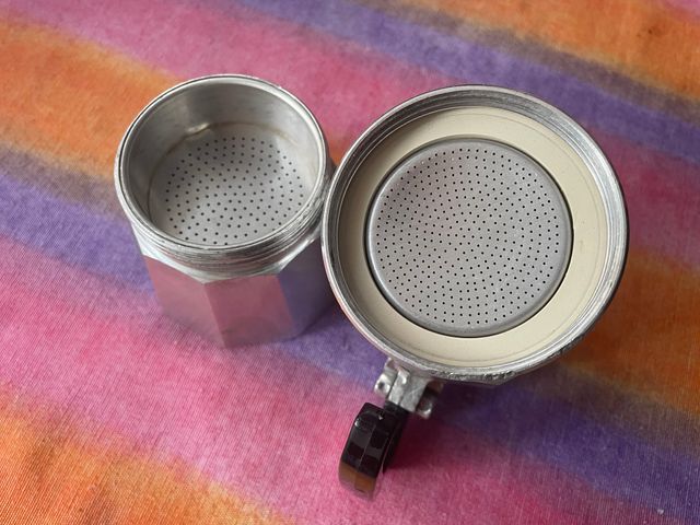 Cafetera Italiana Metal y Plástico