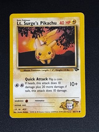 Carte Pokemon Pikachu e