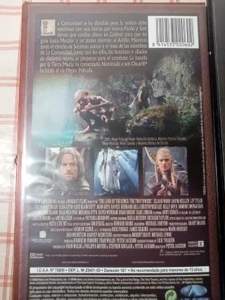 El Señor de los Anillos DVD (Español)