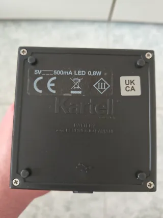 Kartell Battery fumé lampada LED ricaricabile