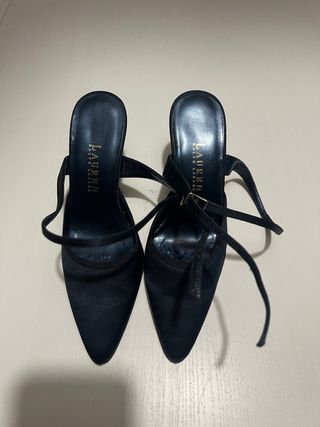 Zapatos de salón Lauren Ralph Lauren azul noche