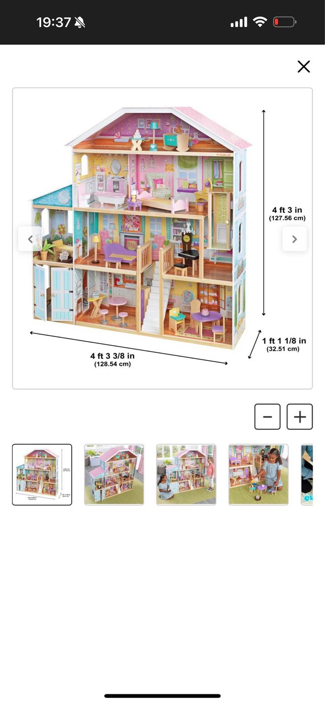 Casa de muñecas KidKraft de madera