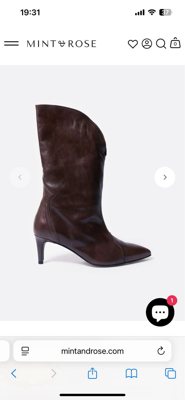 Botas Negras Mint & Rose Geraldine