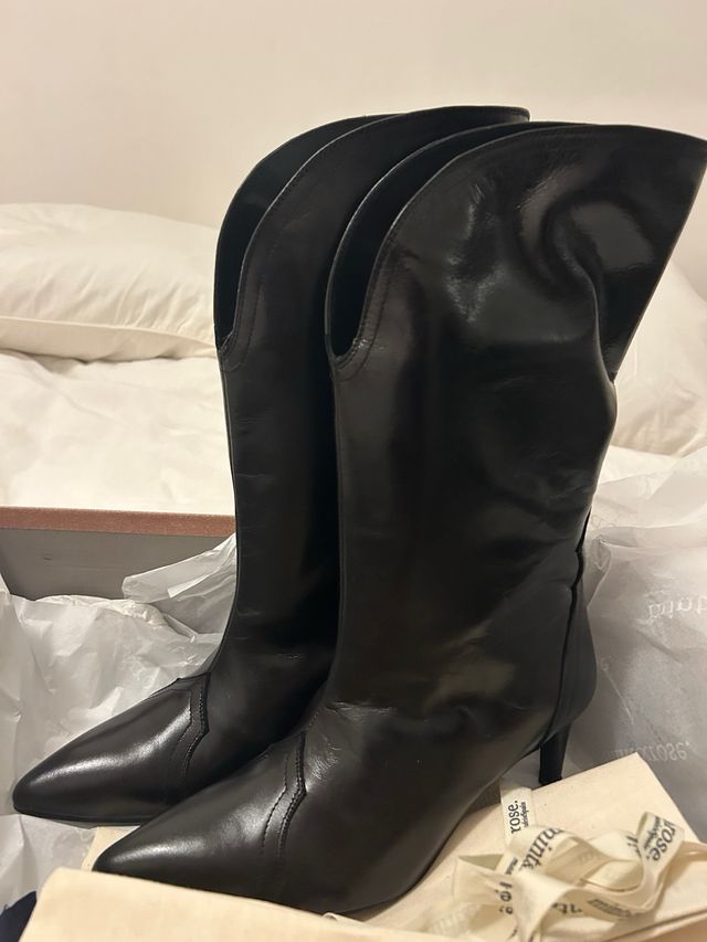 Botas Negras Mint & Rose Geraldine