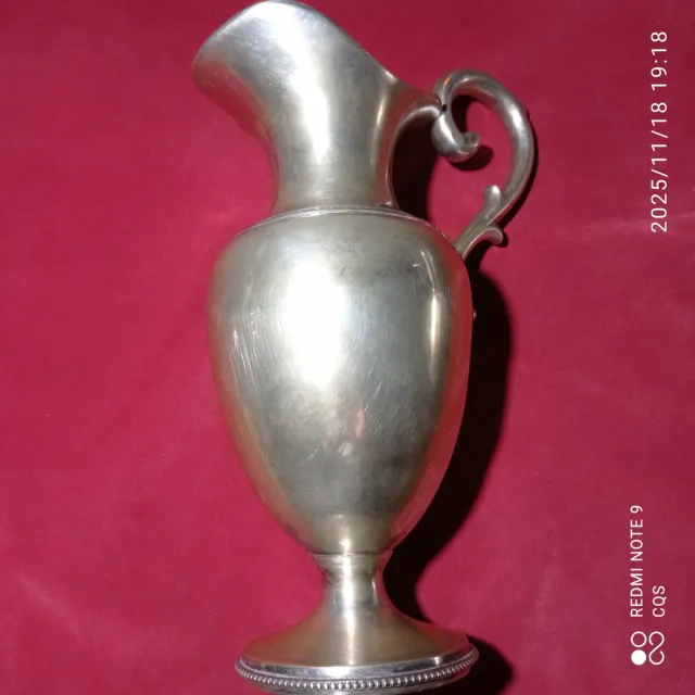 Jarra Antigua de Alpaca