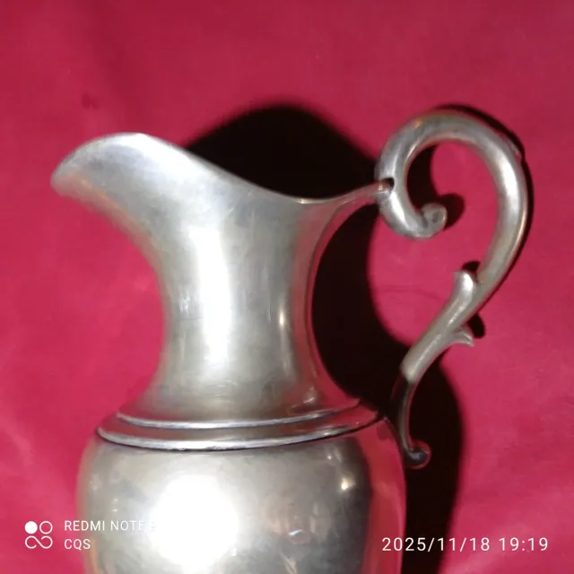 Jarra Antigua de Alpaca