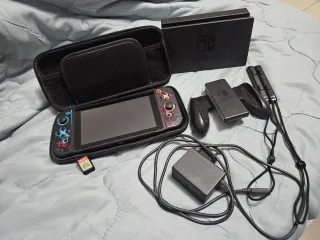 Nintendo Switch Negra Completa