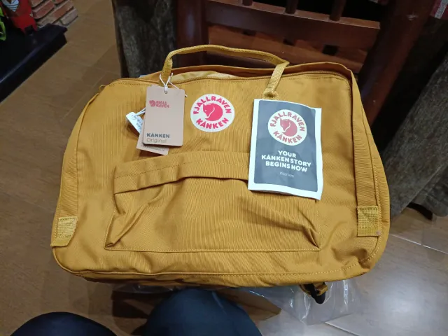 Mochila Fjallraven Kanken Naranja/Amarilla