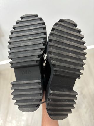 Zapatos Zara Negros Plataforma