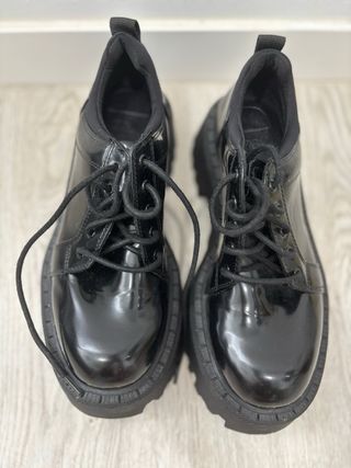 Zapatos Zara Negros Plataforma