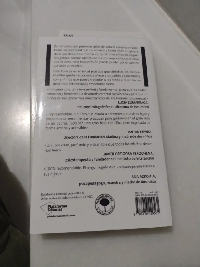 El cerebro del niño explicado A los padres