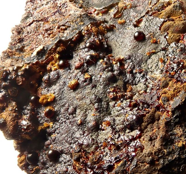 Beraunita y Cacoxeno. Mineral