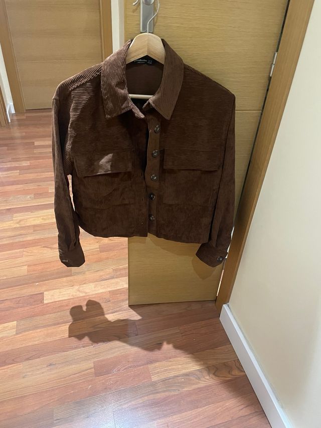 Camisa pana Stradivarius marrón