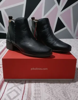Botines Pikolinos Mujer Negros