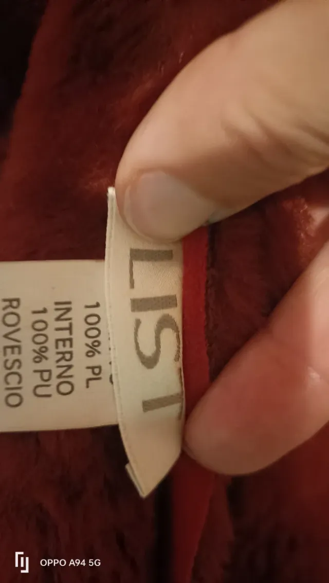 Cappotto tipo scamosciato con lana  pelliccia LIST