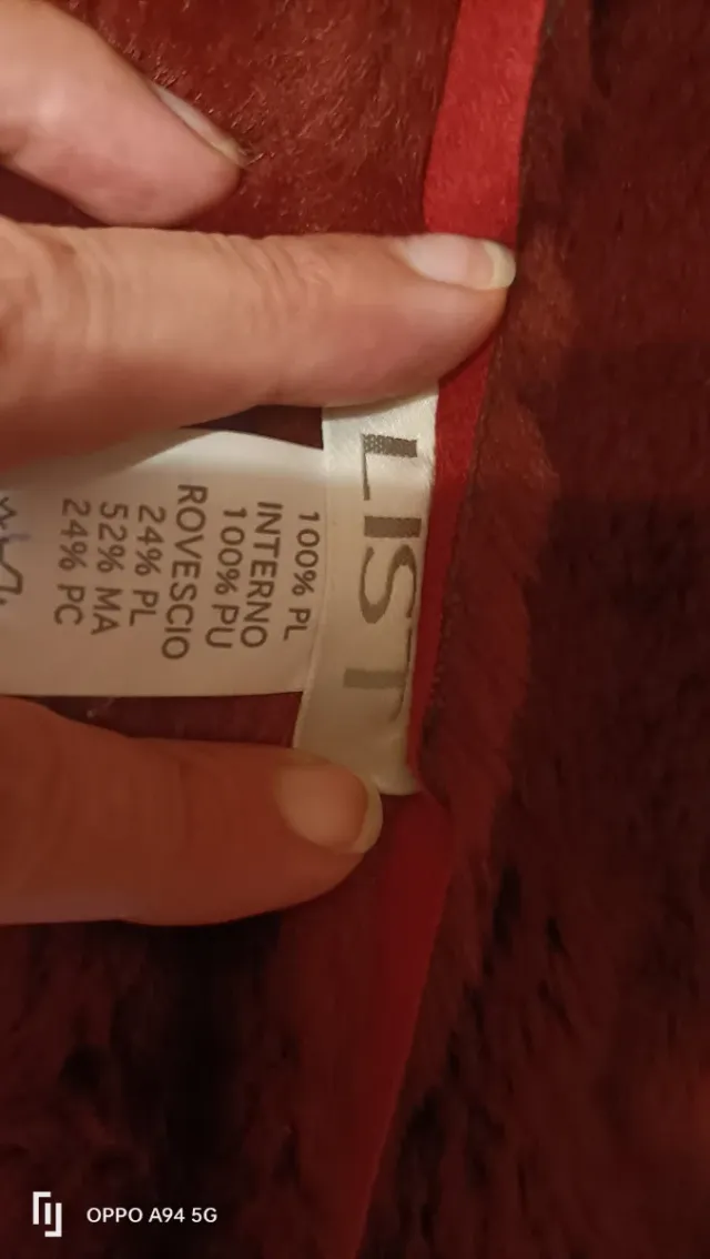 Cappotto tipo scamosciato con lana  pelliccia LIST