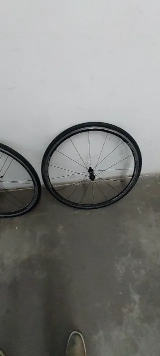 Ruedas de bicicleta de carretera campagnolo zonda.