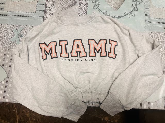 Sudadera Miami Florida Girl Talla 10-12
