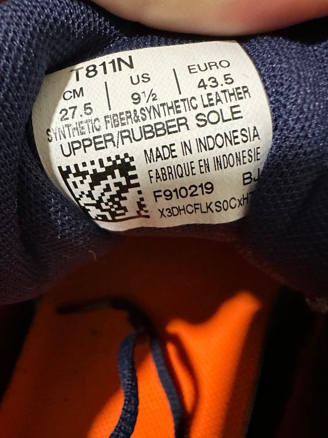 Zapatillas ASICS GEL-FLUX 5 Azul/Naranja