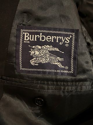 Chaqueta Burberry Negra Original