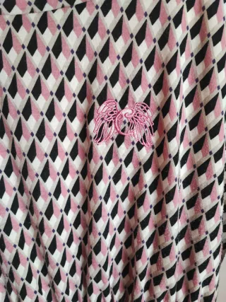 VESTIDO Camaleonica rosa talla L