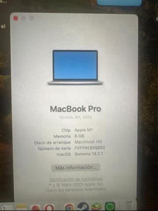 MacBook Pro Apple Grigio/Argento