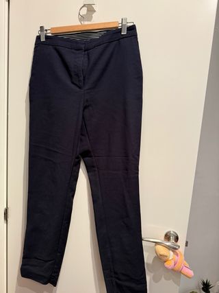 Pantalones anchos azul marino