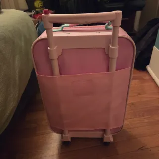 Trolley bambina sirena rosa e azzurro