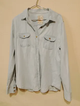 Camisa vaquera de manga larga