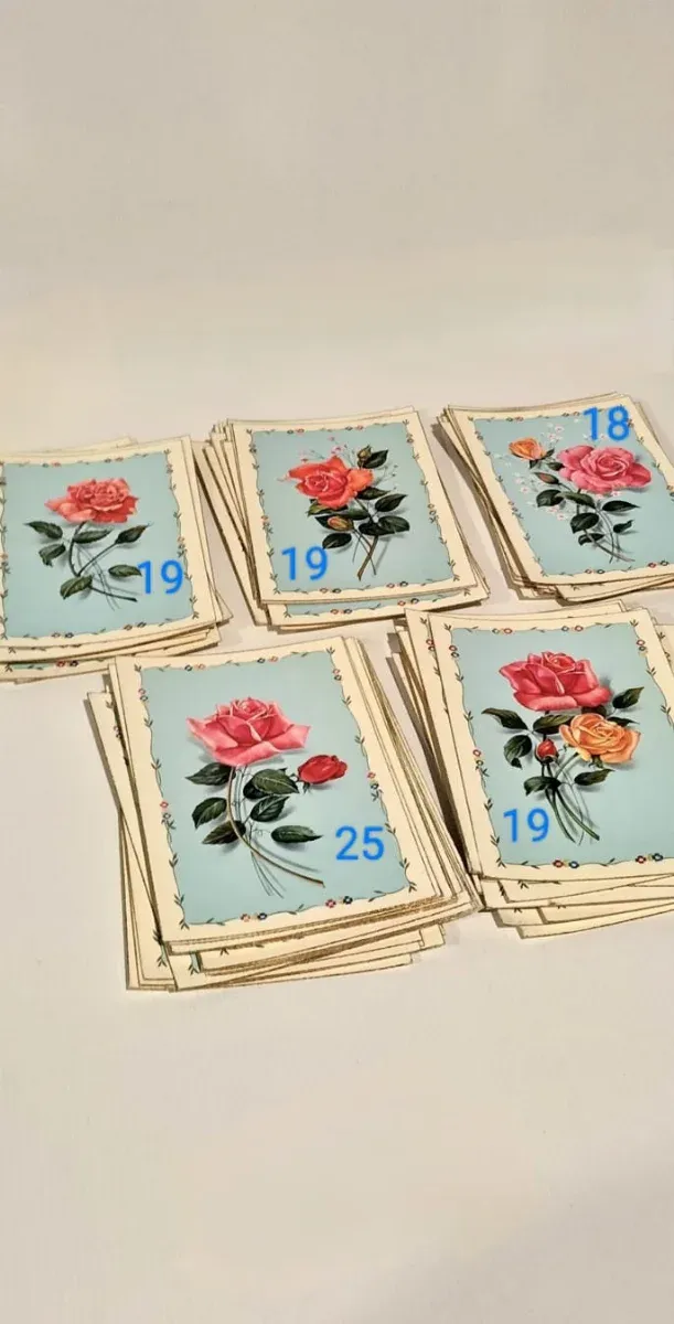 Cartões Antigos Originais dos Anos 60