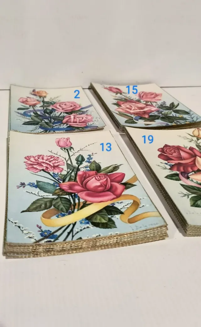 Cartões Antigos Originais dos Anos 60