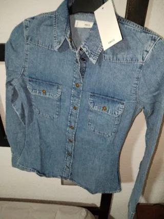 Camisa vaquera Mango Talla XXS