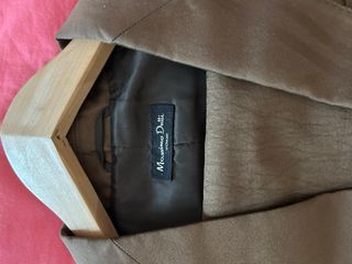 Traje Massimo Dutti Marrón Chocolate