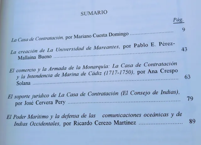 La Casa de Contratación de Sevilla.