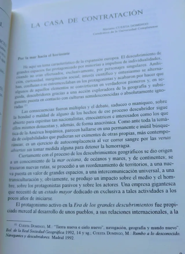 La Casa de Contratación de Sevilla.