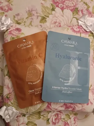 Lote Mascarillas CASMARA Vit C/Ácido Hialurónico